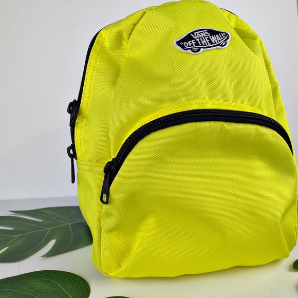 HP🔥Gorgeous, Vans neon yellow mini backpack ❤️ - Picture 2 of 8